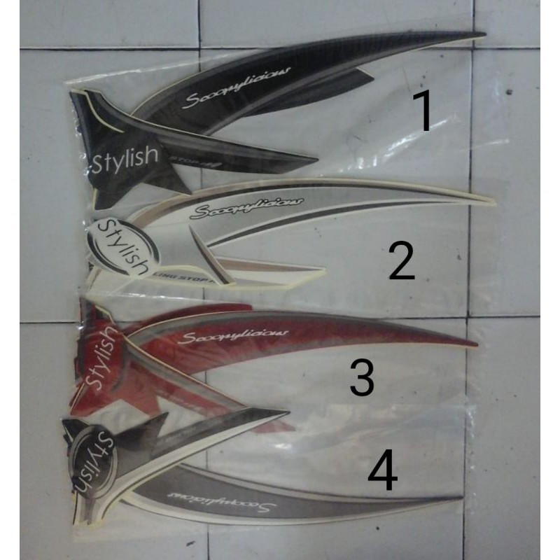 Sticker Striping Scoopy stylish 2018