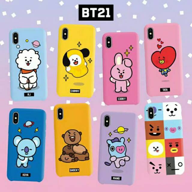 Casing/Kesing HP Korea BT21 Samsung Iphone Vivo Oppo Xiomi Asus LG dll