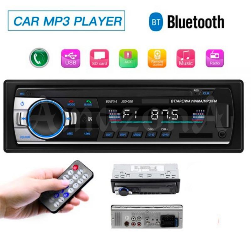 Single Din Car Audio Taffware JSD-520 Multifungsi Bluetooth USB MP3 FM Radio Phone Call