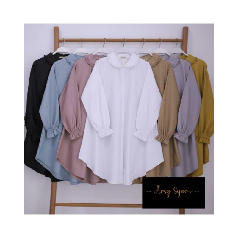 Sasha Tunik Katun Toyobo-atasan wanita tunik