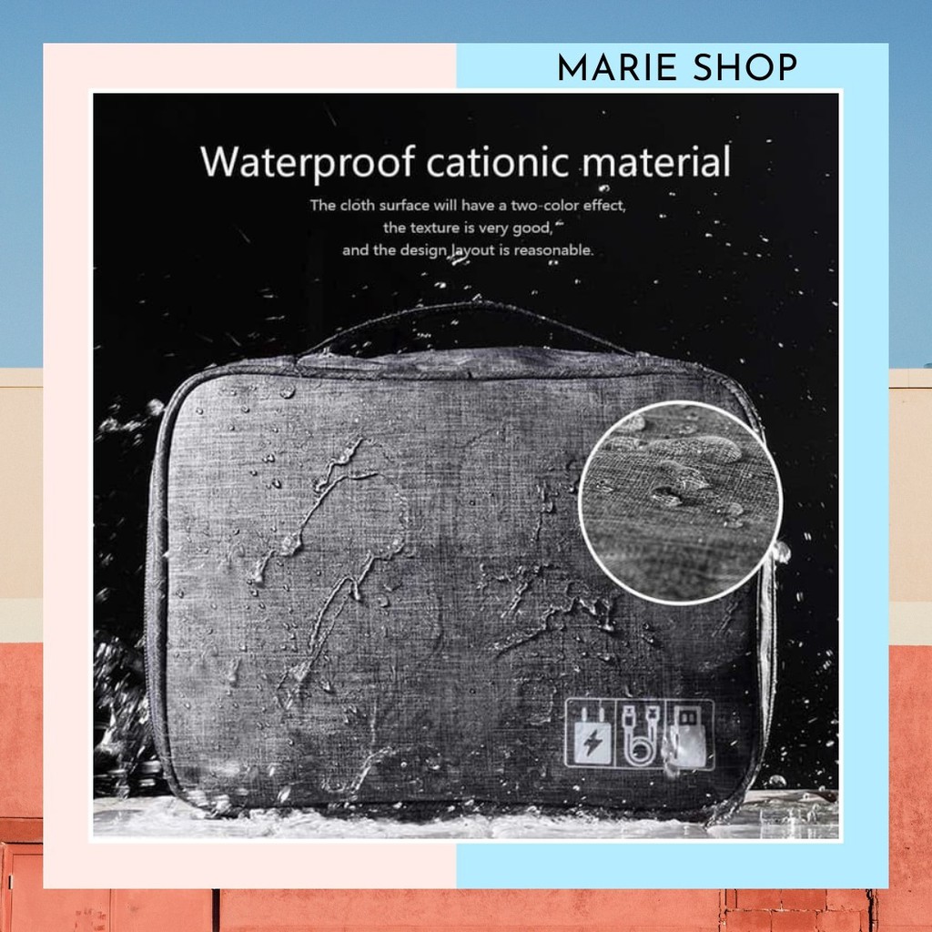 ⚡GADGET BAG⚡TAS GADGET ORGANIZER TRAVEL POUCH KABEL USB CHARGER - GADGET BAG