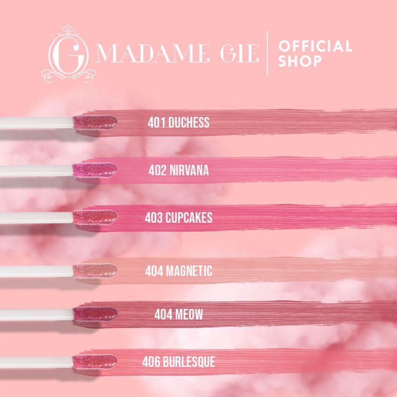 Madame Gie Magnifique Lip Liquide Matte Classic &amp; Nude Series