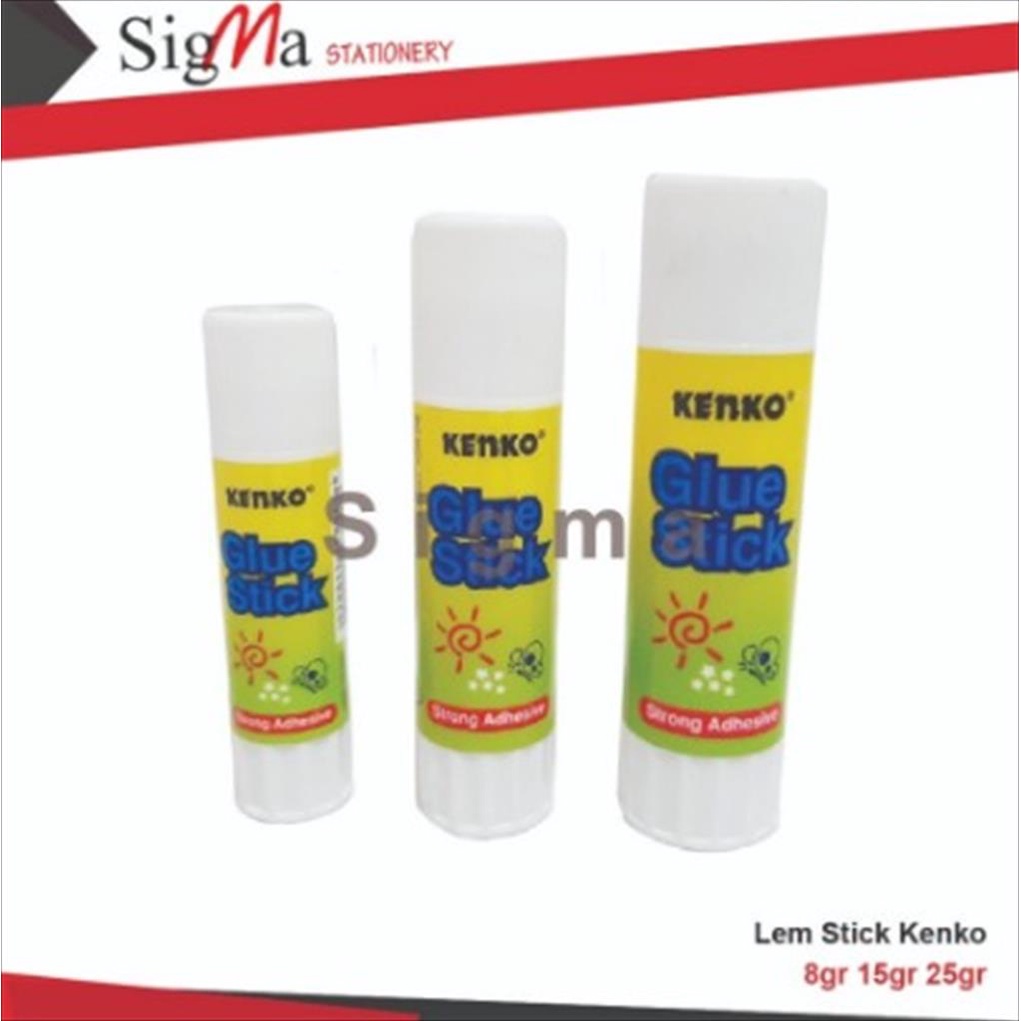 

Lem Kertas / Glue Stick KENKO 8gr 15gr 25gr (Pcs)