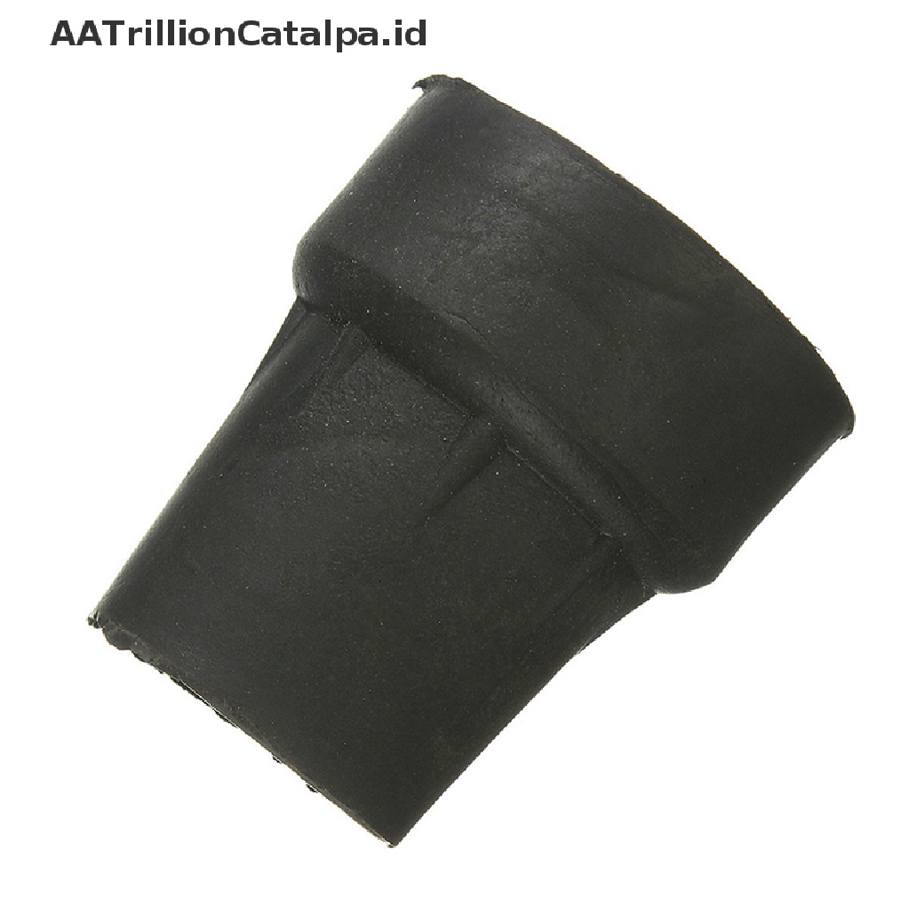 Aatrillioncatalpa 1pc Pad Ujung Tongkat Jalan Bahan Karet Heavy Duty Ukuran 19mm