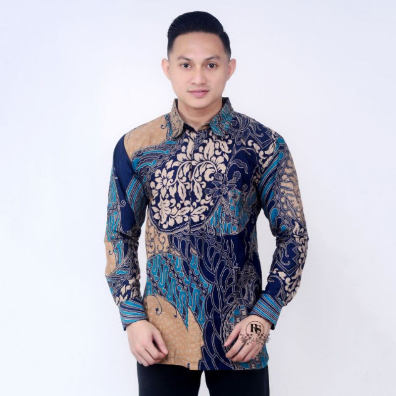 KEMEJA BATIK PRIA LENGAN PANJANG