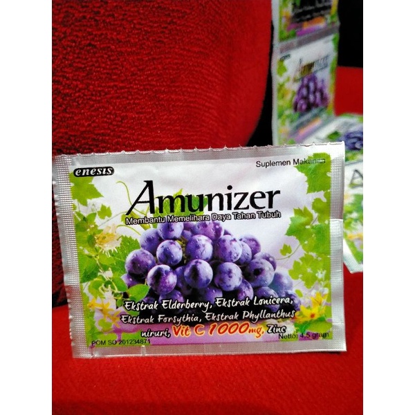 BISA COD. Amunizer sachet / vitamin C 1000 / suplemen makanan