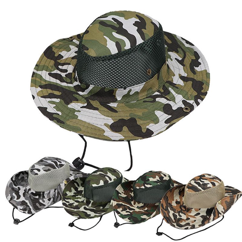 camo floppy hat