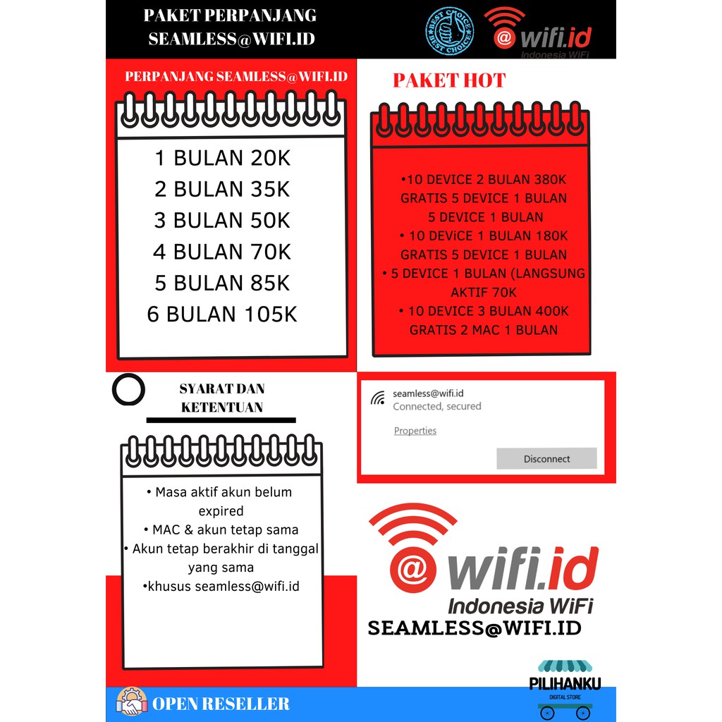 Seamless Wifi Id Paket Perpanjang Murah Indonesia