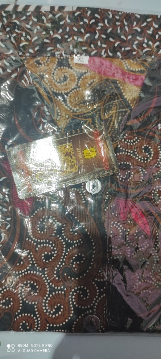 Atasan Batik Wanita Lengan Panjang Blouse Kancing Depan ,,, Motif Batik