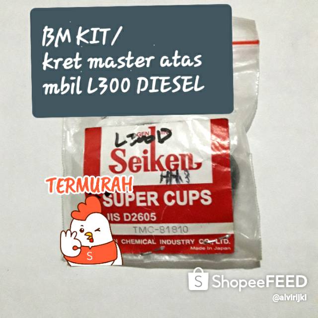 Karet master rem atas L300 Diesel