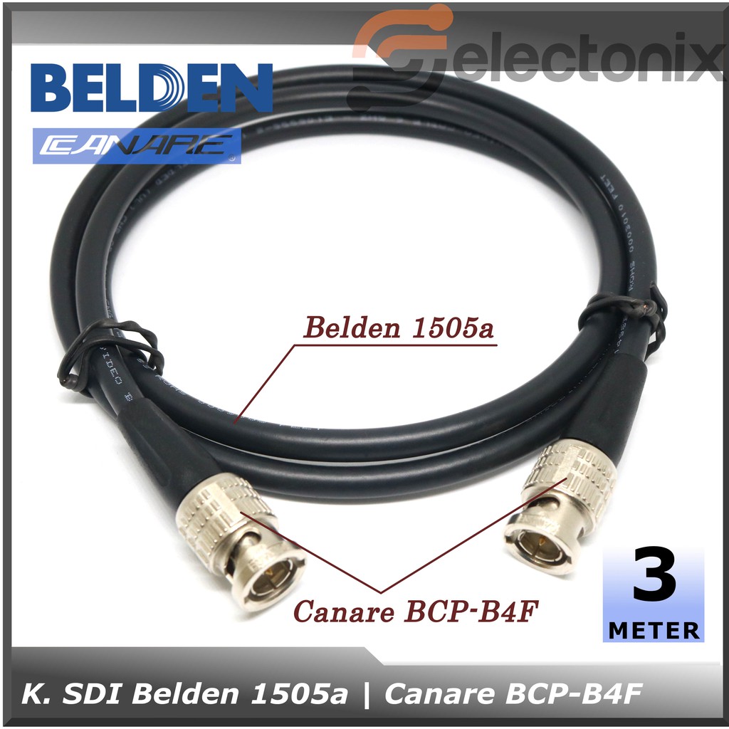 Kabel SDI Video Belden 1505a | Canare BCP-B4F [3m]