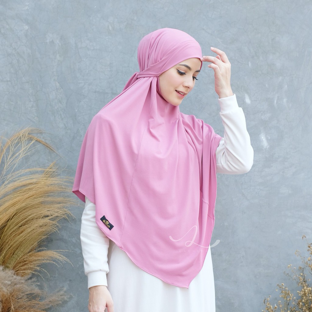 kerudung hijab instan plus masker FRENCH ZAARA BERGO by LACHEDA- griya_mey-7
