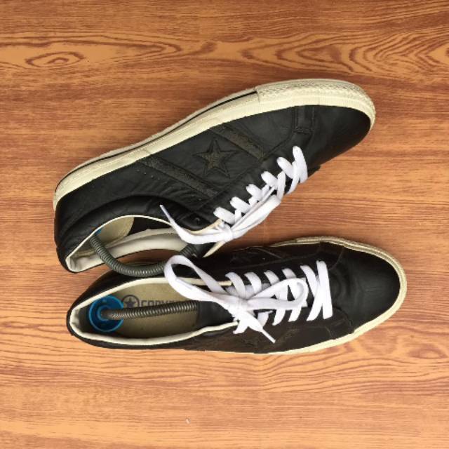 CONVERSE ONE STAR LEATHER (BLACK)