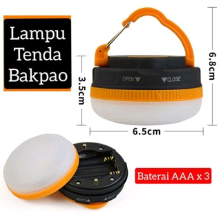 Lampu tenda Camping Gantung 5 mode / lampu emergency gantung 5 mode