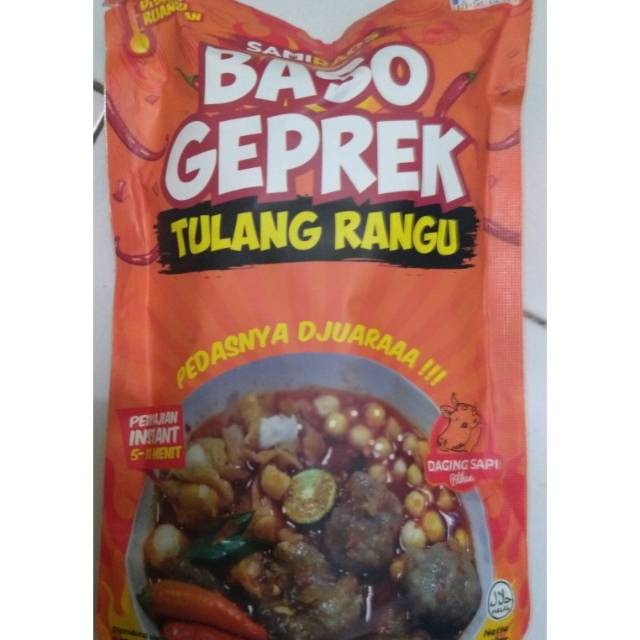 

Baso geprek tulang rangu