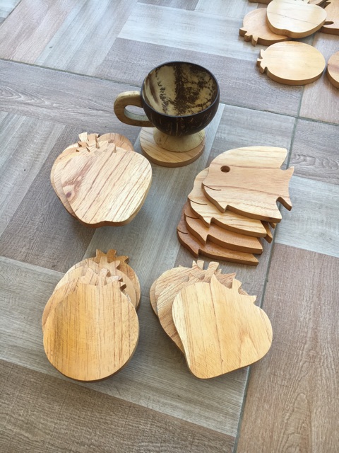 Tatakan gelas tatakan kayu coaster 4