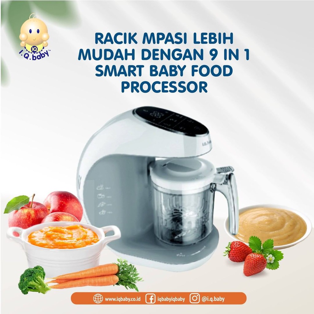 IQ Baby 9 in 1 Smart Baby Food Processor IQ 921 - Pengolah makanan