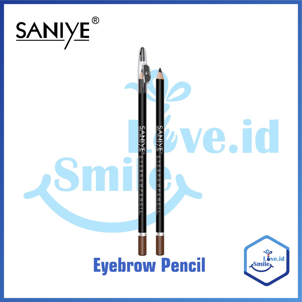 SANIYE Pensil Alis Tahan Lama Eyebrow Pencil Waterproof 3 Warna S05