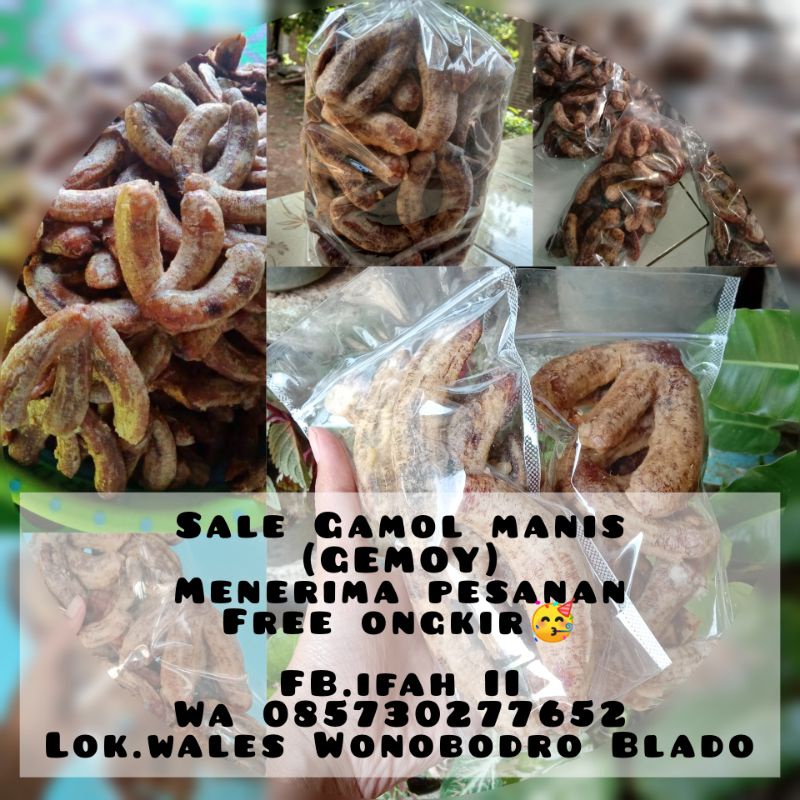 

sale pisang Gamol manis