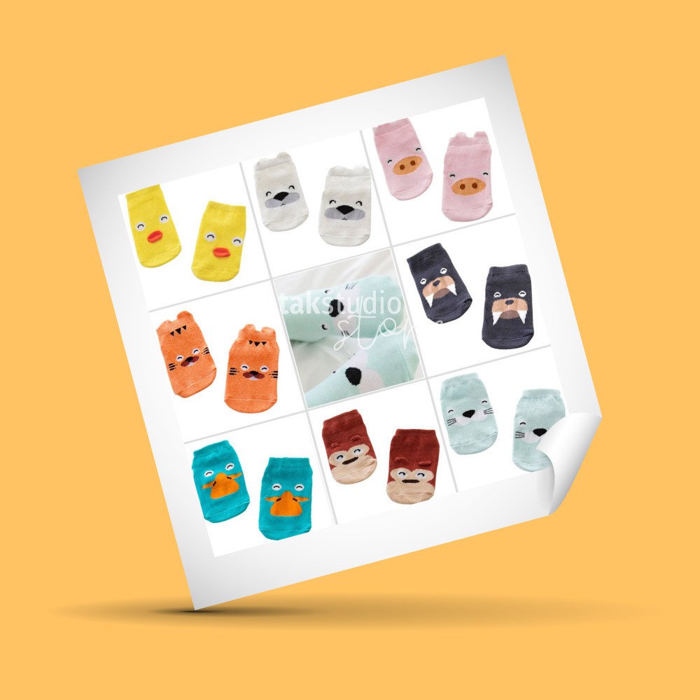 Kaos Kaki Lucu Bayi Perempuan Bayi Laki-laki Murah Import Karakter