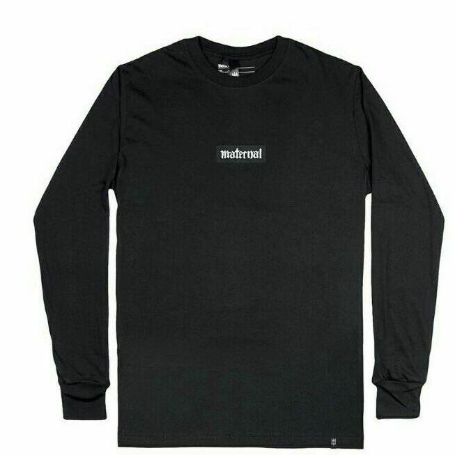 MATERNAL DISASTER LONGSLEEVE (LOGO BOX BLACK 02)