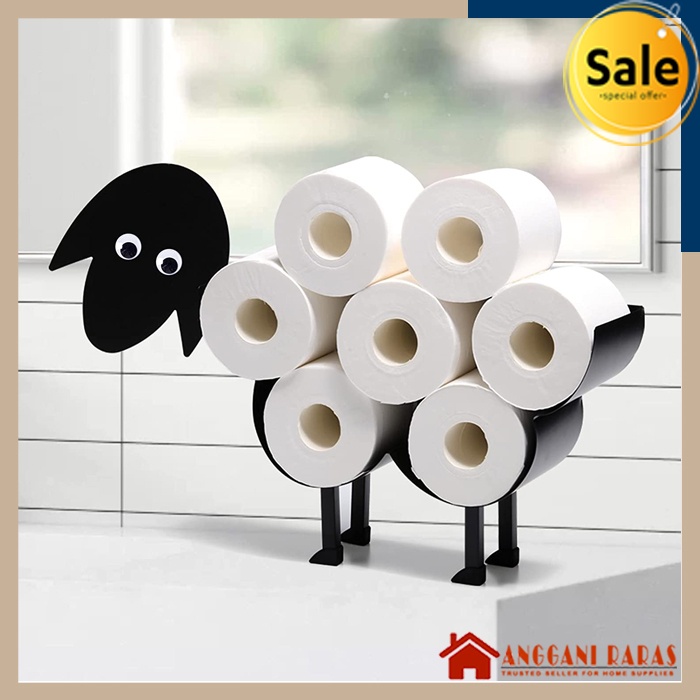 Tempat Tissue Toilet Dekorasi Kamar Mandi Dapur Bahan Besi