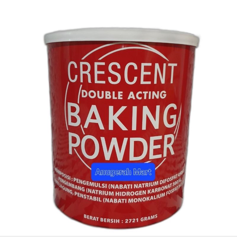 

Baking Powder Crescent / Crescent Double Acting Baking Powder 2721gr