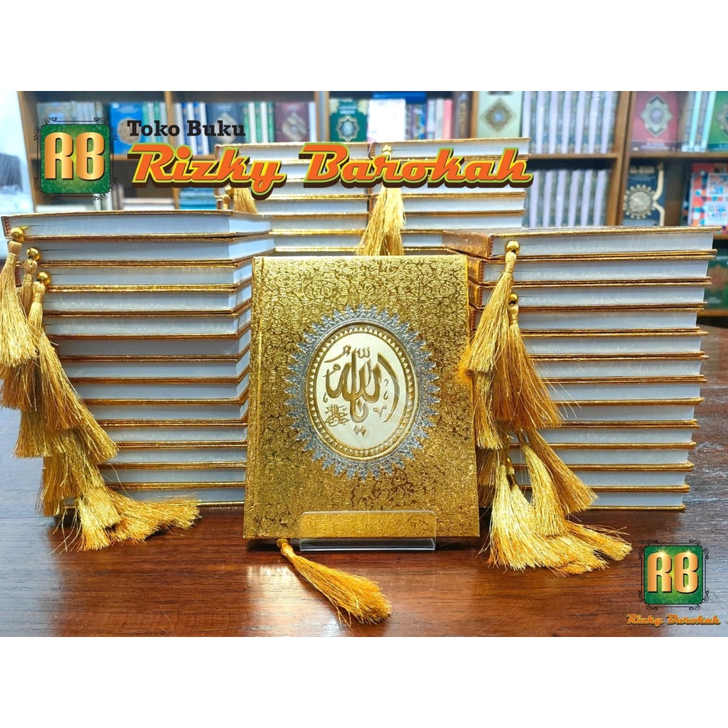 Cetak Yasin 192 mattpaper Cover MQ Matahari Murah Gold -Hardcoverbuku yasin dan tahlil custom,  ceta