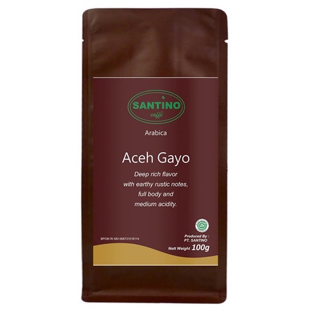 

Santino Coffee Single Origin Aceh Gayo 100 gram - 07