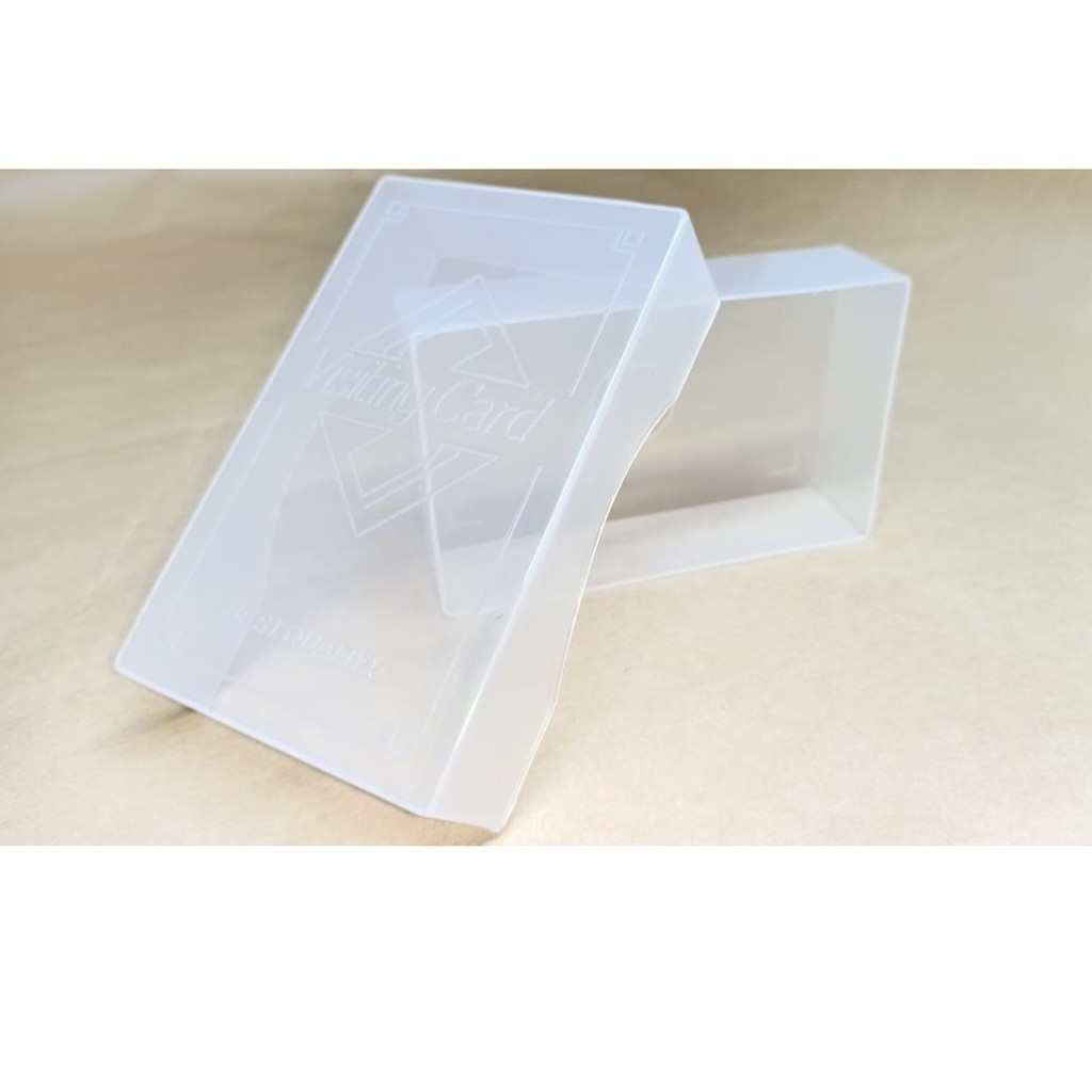 

NAME CARD PLASTIC BOX VISITING CARD 9,2 X 5,6 X 2,3 CM