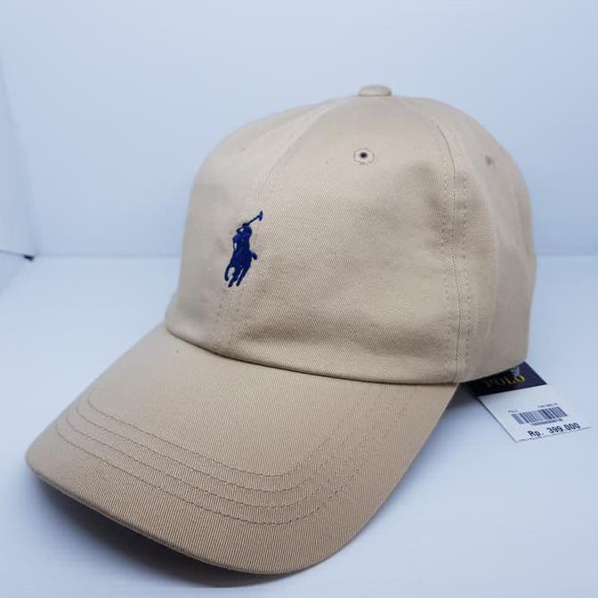 Cap Polo Cream Leather Strap Original (Topi Polo) - Ivory