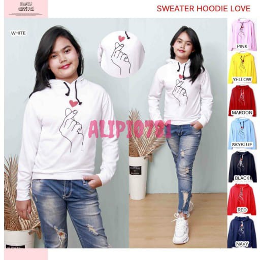 BISA COD / ALIPIO781 - SWEATER HOODIE ABG SARANGHEO / sweaterterbaru / terlaris / bajulebaran