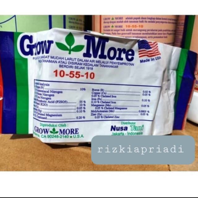 Pupuk Bunga Growmore 10-55-10