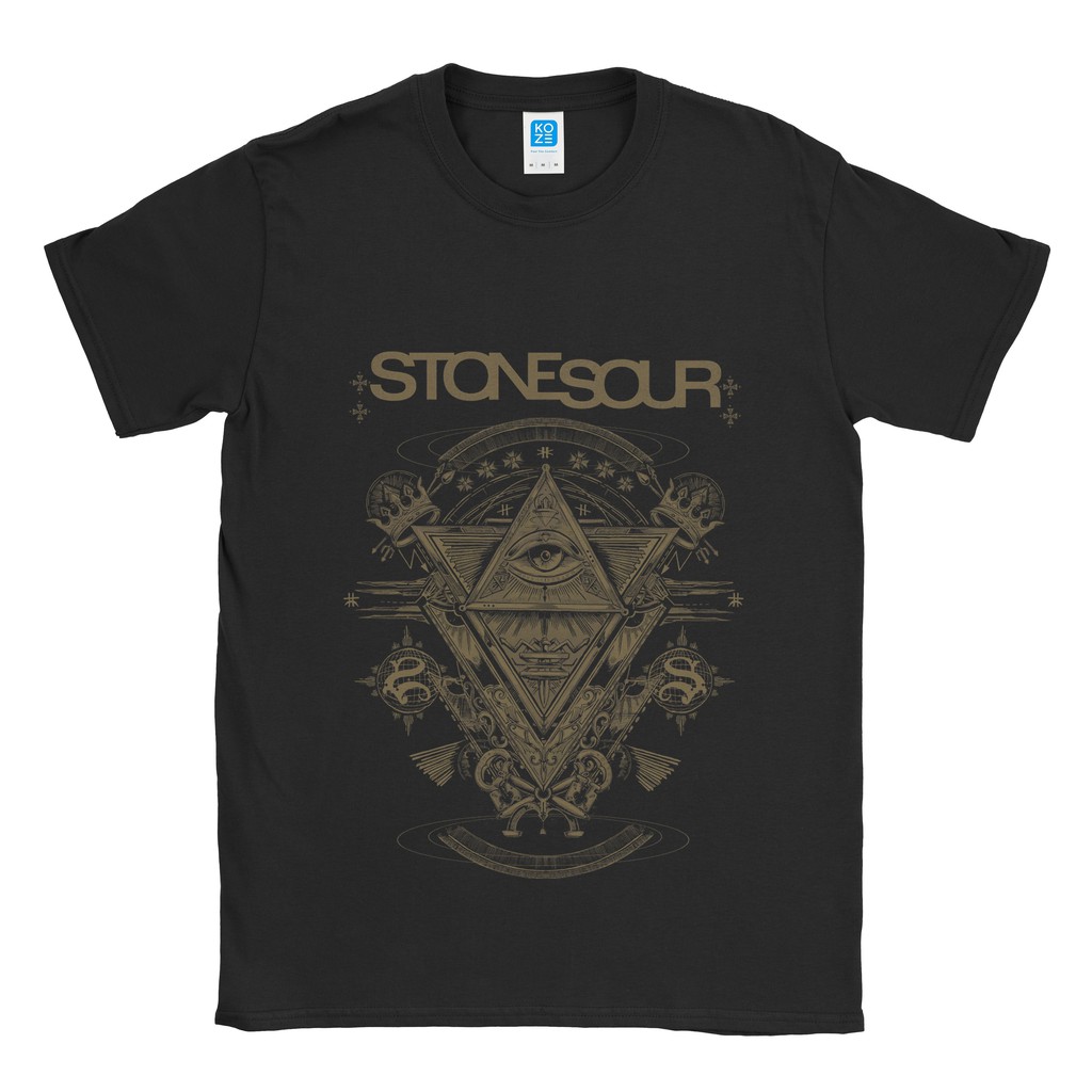 Baju Kaos Band Stone Sour Pyramid Eye