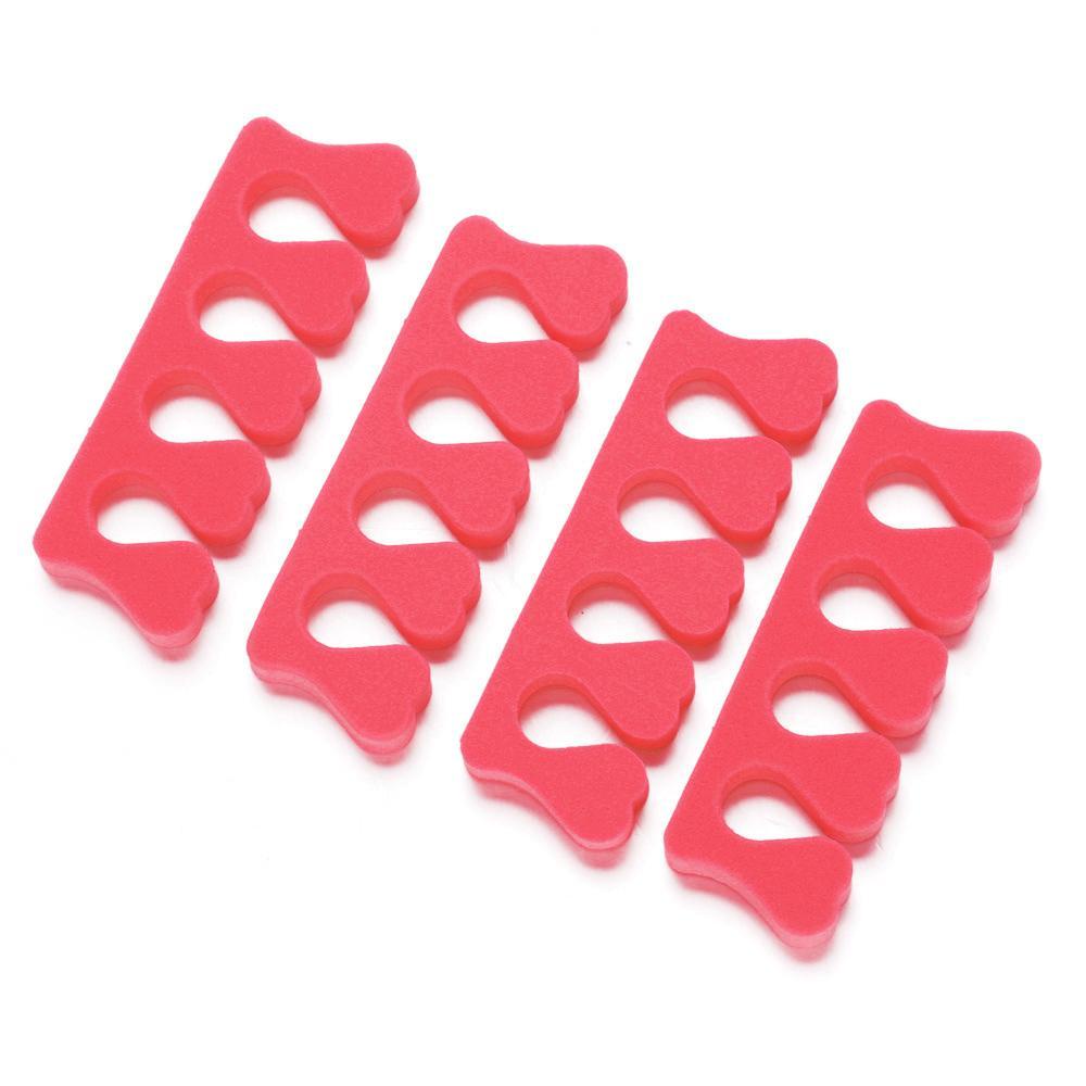 R-FLOWER 50pcs Warna Acak Pemisah Jari Jari Kaki Kecantikan Pedicure Manicure Sponge Foam