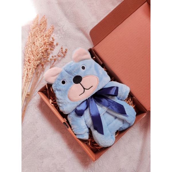 hampers bayi /kado bayi/ gift box-Bear biru