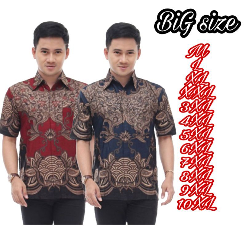Batik jumbo BIG SIZE JUMBO XXL XXXL 3L 4L 5L MURAH BATIK JUMBO COUPLE &quot;M,L,XL,XXL,3XL,4XL,5XL,6XL