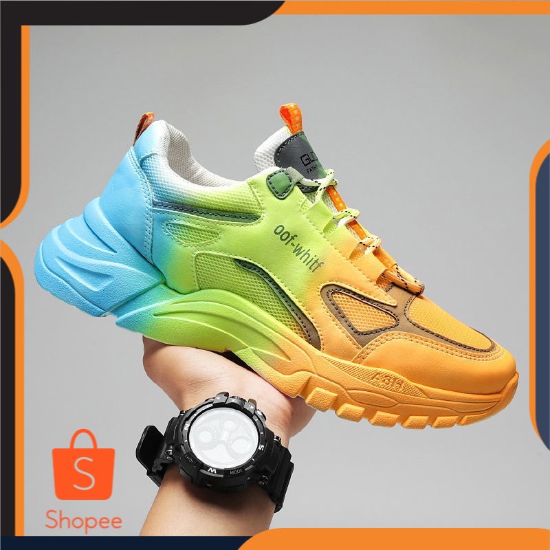 Sports Shoes Men's 2021 New Fashion Shoes Autumn Men's Shoes Casual Shoes Korean Trendy Daddy Shoes 