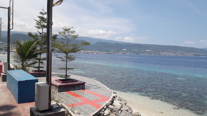 Kemeja Batik Pria Motif Seno Biru Panjang Size M L Xl