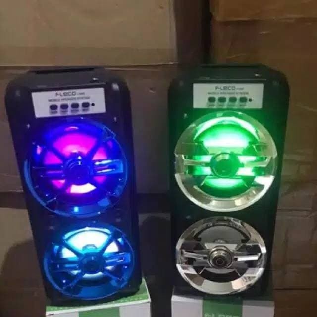 MURAH!!! Speaker Karaoke Bluetooth Fleco F-6581 / F-6582 Free Mic Dan Remot Extra Bass Berkualitas