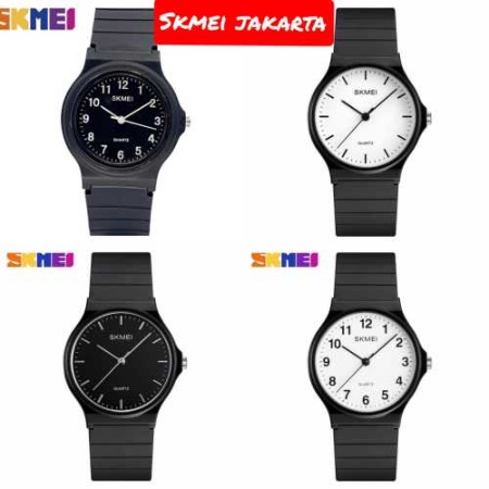 Jam Tangan Pria Wanita  SKMEI 1419  Jam Tangan Analog  Jam Tangan Rubber Analog SKMEI