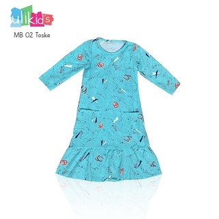 Ulikids Gamis  Kaos  Anak Perempuan Bahan Kaos  Baby Terry  