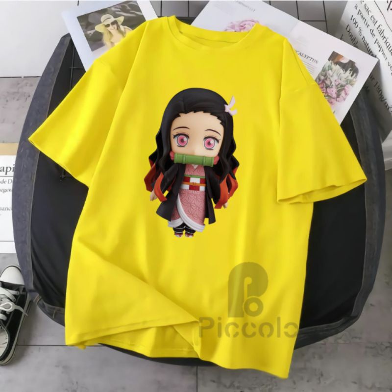 baju kaos anak anak Kitana Kimetsu No Yaiba / Baju Kaos Demon Slayer Nezuko Zenitsu t shirt