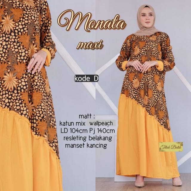 Monata maxy batik solo