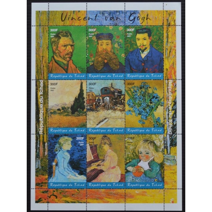 

Promo Awal tahun PERANGKO GUINEE 2001 - V VAN GOGH SHEETLET - MINT Promo Awal tahun