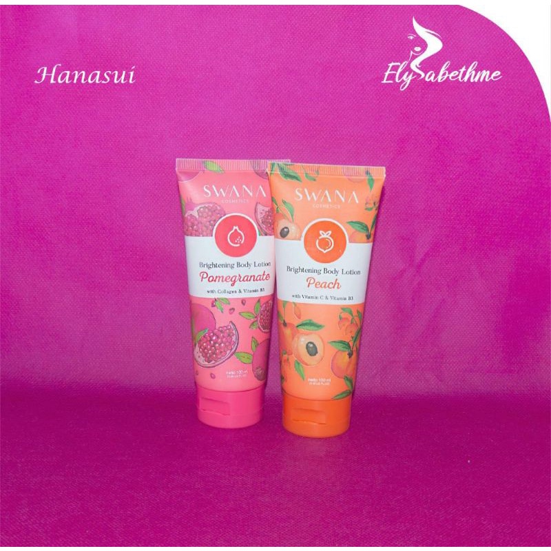 ✿ELYSABETHME✿ ⓗⓐⓝⓐⓢⓤⓘ Hanasui Swana hand body lotion pemutih instan tone up cream