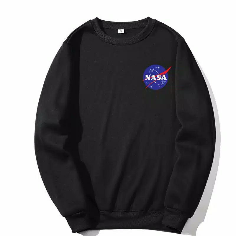 S - XXXXXL(6XL) Sweater NASA BIGSIZE JUMBO Jaket Sweatshirt Distro Loose Long Sleeve Astronot OVERSIZE Unisex 6XL 5XL 4XL 3XL 2XL XL L M S