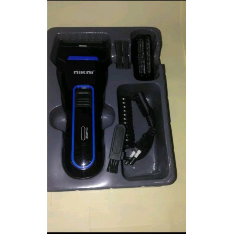 Alat Cukur Rambut NIKAI 7019 Double head Reciprocating shaver