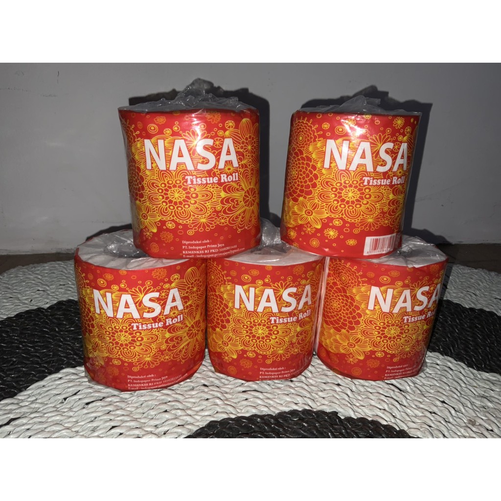 [1 Dus Tisu] Tissue Roll Toilet Nasa Tisu Roll Tisu Gulung Dapur Isi 238 Sheet 1 Karton isi 120 Roll