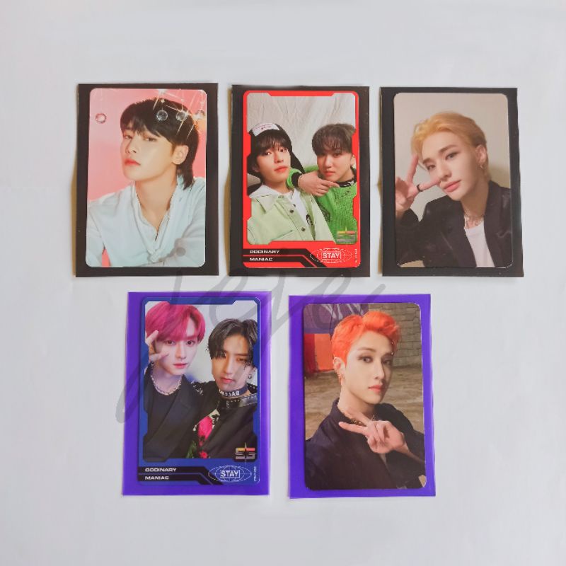 trading card lee know han tc minsung oddinary photocard pc stray kids